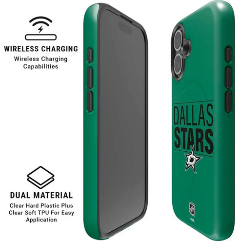 NHL Dallas Stars Lineup iPhone 16 Plus Magsafe Impact Case